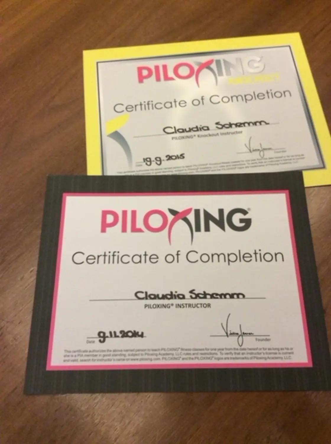 Piloxing Ausbildung